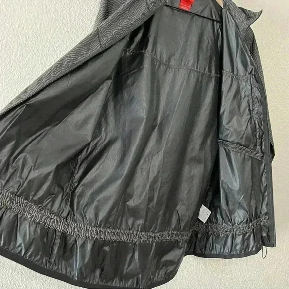 Nike Jacket Zebra Print Large Black Windrunner Blacklight Flash Hoodie Full Zip - Picture 5 of 8